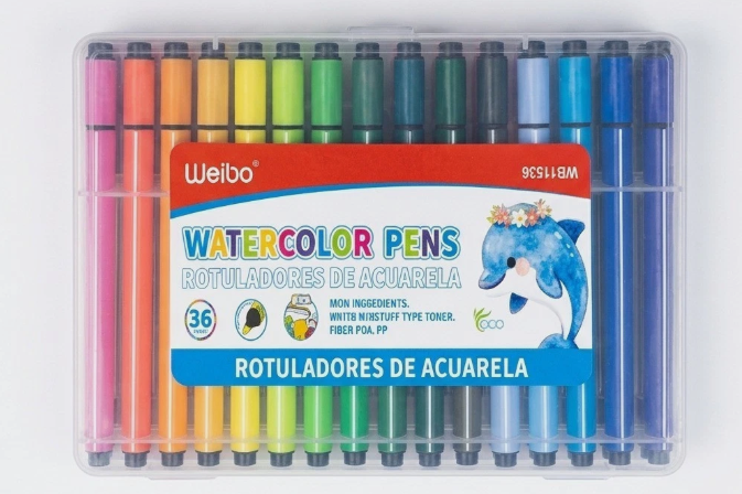 Kids' Creative Kit — Clay, Glitter Markers & Watercolor Pens