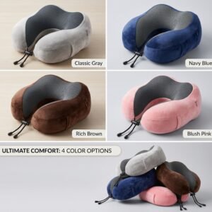 Travel Comfort Set — Plush Neck Pillow + Collagen Facial Mask